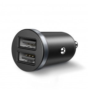 Chargeur Voiture Double port USB Output Max 12W Car Charger