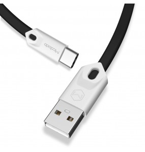 Câble USB vers Type-C Charge Rapide 1m 2.4A MAX Noir