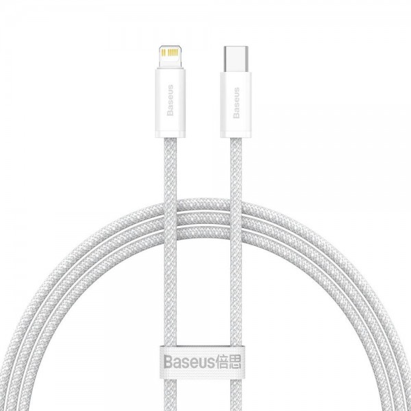Baseus Dynamic Câble charge rapide USB-C vers lightning Blanc 20W 1m