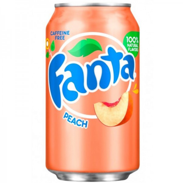 Canette Fanta Pêche Edition US