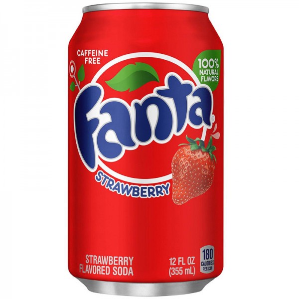 Canette Fanta Fraise Edition US