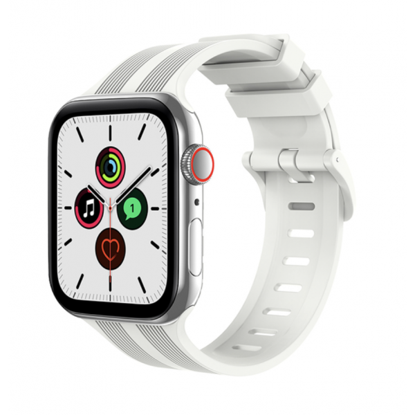 Bracelet Apple Watch Boucle Sport 42/44/45mm Blanc