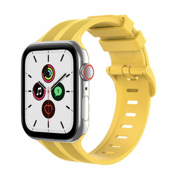 Bracelet Apple Watch Boucle Sport 42/44/45mm Jaune